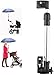 BCLGCF Support De Montage De Parapluie De Vélo Réglable Pivotant, Connecteur De Parapluie De Vélo en Fauteuil Roulant en Acier Inoxydable pour Poussette De Vélo