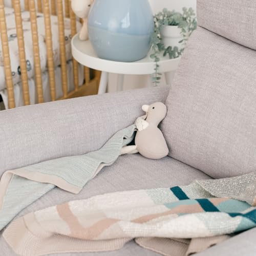 Image of Crane Baby Lovey Blanket, Security Blankets for Babies, Georgie The Goose Security Blanket, Soft 100% Cotton, Goose Baby Items, Neutral Gifts for Babies