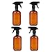 HEALLILY 4Pcs 500Ml Bottiglia Vuota Spray Nessuna Perdita di Acqua Olio Essenziale di Liquido Ambra Spruzzatore Bottiglia Cosmetica per La Casa Negozio