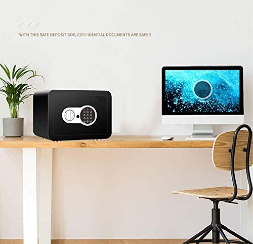 Coffre-fort numérique en acier pour sécuriser vos objets de valeur à code et clé - 3