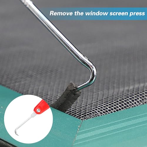 2 Stück Werkzeug Einzieher Einroller für Keder Fliegengitter Kederwerkzeug Spline Roller, Werkzeug Einzieher Einroller für Keder Gummischnur, Doppelrad Kedereinroller Dichtungseinroller für Fenster