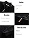 PJ PAUL JONES Men's Cardigan Sweaters Fashion Casual Full Zipper Cardigan Sweater Ribbed Knit Tops Black, L