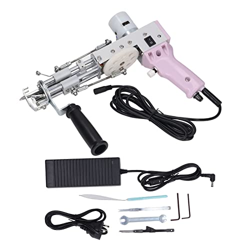 Máquina de Tufting de Tapete, Dois Modos 100-240V 2 Em 1 Flexibilidade Velocidade Ajustável Máquina