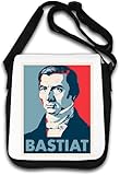 Frédéric Bastiat Sac à bandoulière Pop Art Pop Art Blanc