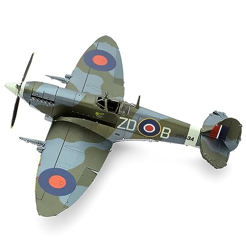 Metal Earth Supermarine Spitfire Color 3D Metal Model Kit Fascinations - Image 4