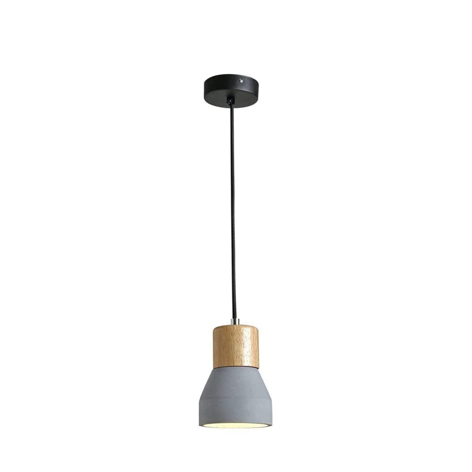 HYJAUSXB Concrete Rustic Chandelier Nordic Country Pendant Light Vintage Industrial Lamp LED Hanging for Restaurant (E27)