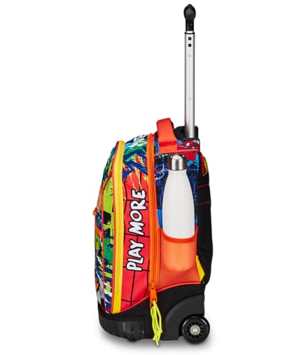 Trolley escolar Mitama Run Urban Game con doble compartimento para niños 7