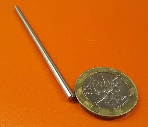 303 Stainless Steel Hardened Shaft .125" Diameter x 3" Long 10 pcs