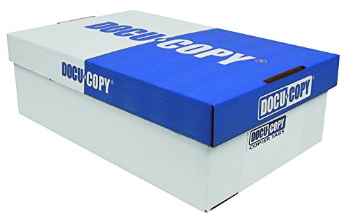 DocuCopy 3254 Trilar Index Tabs 90 lb Paper 1/3 Cut Straight Collated No Holes 1 Case/420 Sets/1260 Tabs