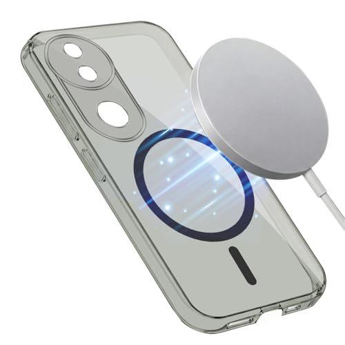 Image of Jkobi Lifetime Anti-Yellow MagSafe Compatible Clear Back Cover Case for Vivo T4R (Sleek Hard Crystal | Shockproof and Camera Protection)