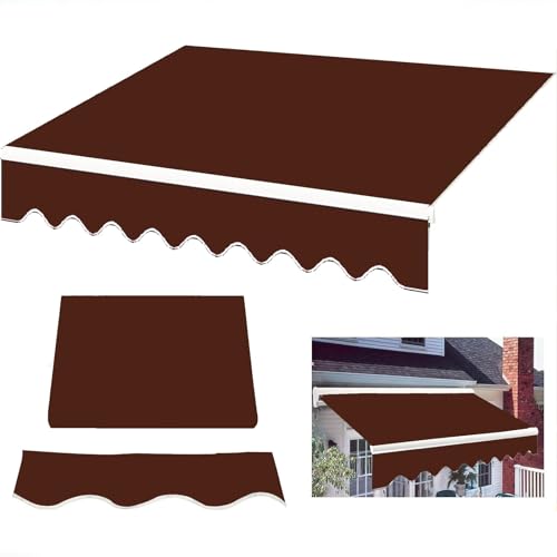Toldo retráctil impermeable con protección solar para ventana 2