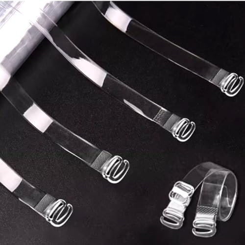 10Pairs Clear Bra Straps Invisible Transparent Shoulder Bra Strap Replacement2