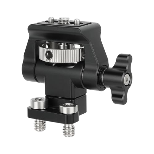 Support de moniteur pivotant CAMVATE 3850 fixation double vis 1/4 pour cage caméra et rig