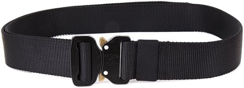 OHENNY Tactical Military Belt Webbing Adjustable Nylon Quick-Release