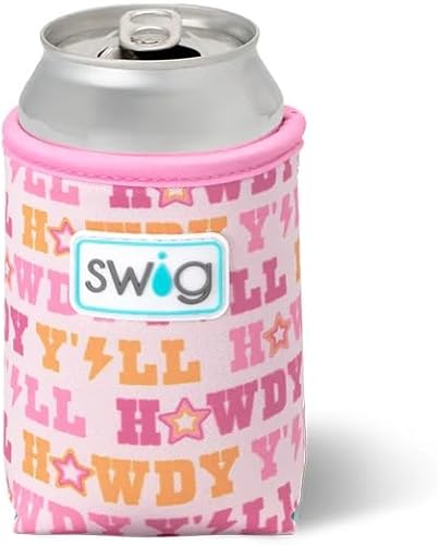 Miniatura 38 de Swig Life Skinny Can Coolie, soporte delgado de 12 onzas, enfriador de neopreno aislado con bolsillo, fundas para botellas de cerveza altas, All
