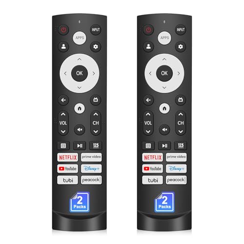 Télécommande pour Hisense Google TV lot de 2 remplacement ERF3M90H