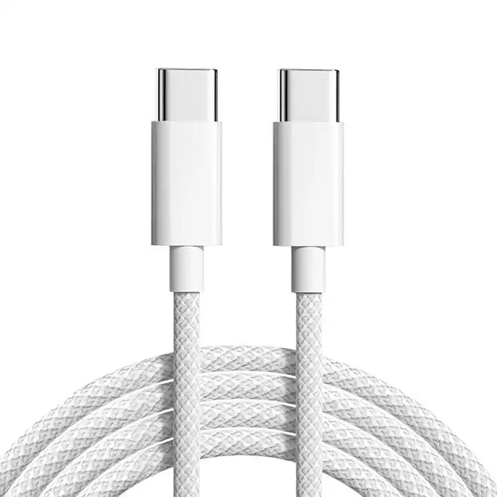 CASOSHIELD 60W Type C to Type C 3.3 Ft (1M) High Speed Fast USB-C [QC 3.0] Braided Cable for iPhone 15/iPhone 15 Plus/iPhone 15 Pro/iPhone 15 Pro Max Quick Power Charge Cord, White (B0CN31BVS4) Amazon Price History, Amazon Price Tracker