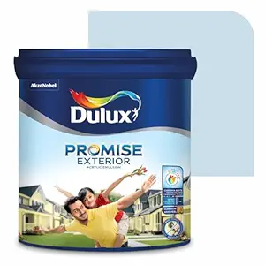 Dulux Promise Exterior Emulsion Paint (10L, Skier'S Trail) | Ideal for Exterior Walls | Smooth Finish | Anti-Peel & Anti-Crack | Long-Lasting Colors