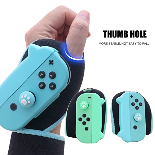 Switch Arm Band, Switch Wrist Strap Compatible With Nintendo Switch Just Dance Game And Switch Boxing Game - Animal Crossing Color (2 Packs) #TOP1