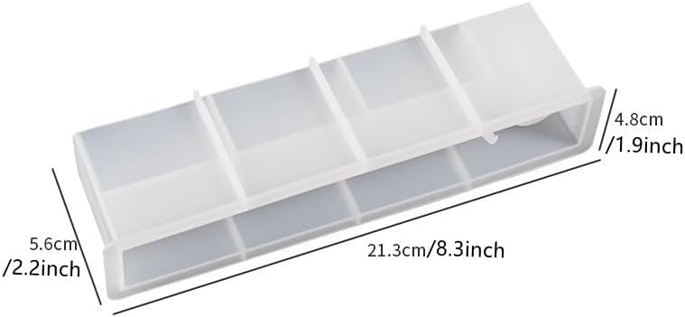 Miniatura 3 de Yalulu 2 moldes de resina para varillas de incienso, moldes de silicona para quemador de incienso, moldes de fundición epoxi para velas, moldes de