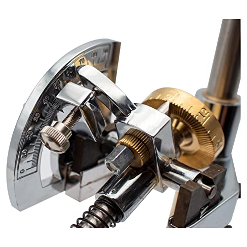 Jade Grinding Faceted Manipulator Gem Faceting Machine Jewel Angle Milling Polishing Machine (96 Index Wheel, Standard Angle Manipulator) #TOP4