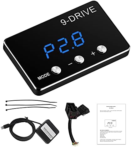Throttle Response Controller 9 Drive Modes Smart Electronic Racing Accelerator Compatible with Dodge Challenger Ram Jeep Cherokee KJ KK Wrangler JK Maserati Ghibli