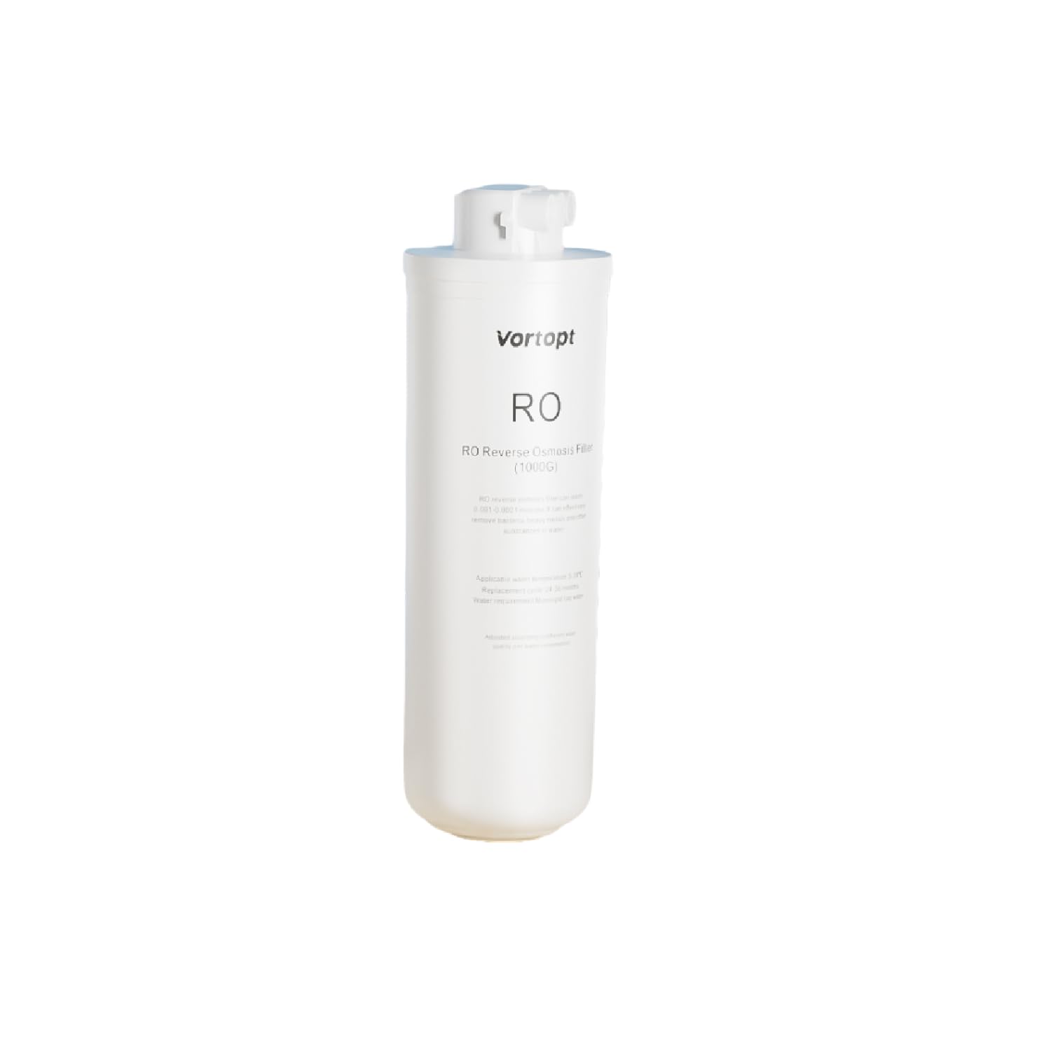 Vortopt RO Filtro di ricambio compatibile con sistema di filtraggio dell'acqua ad osmosi inversa DR2-1000GPD (bianco e nero), 24-36 mesi