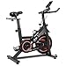 Panana Exercise Bike Indoor Cycling Cycle Bike Stationary for Home Gym Use, Spin Bike with Silent Flywheel, LCD Display, Heart Rate Sensor, Adjustable Height Training Cardio