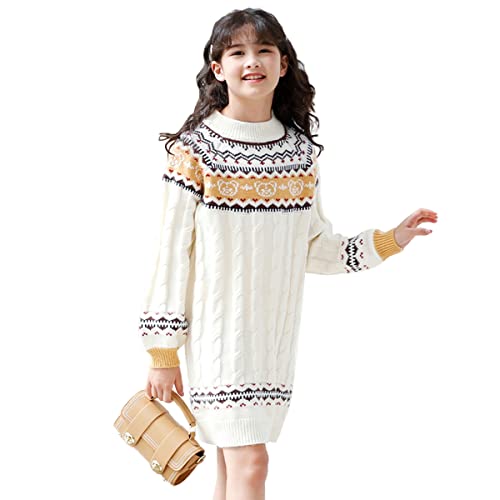 [Kanu Surf] �q���� ���̎q ���� �j�b�g�����s�[�X �K�[���Y �j�b�g�Z�[�^�[ �v���I�[�o�[ �����O�� �J�W���A�� �P�[�u���j�b�g �v�����Z�X�h���X �F�� ���� �L�b�Y�� �ʉ� �ʊw �H�~ �h�� 120-170cm �W���j�A�� (�x�[�W��,13