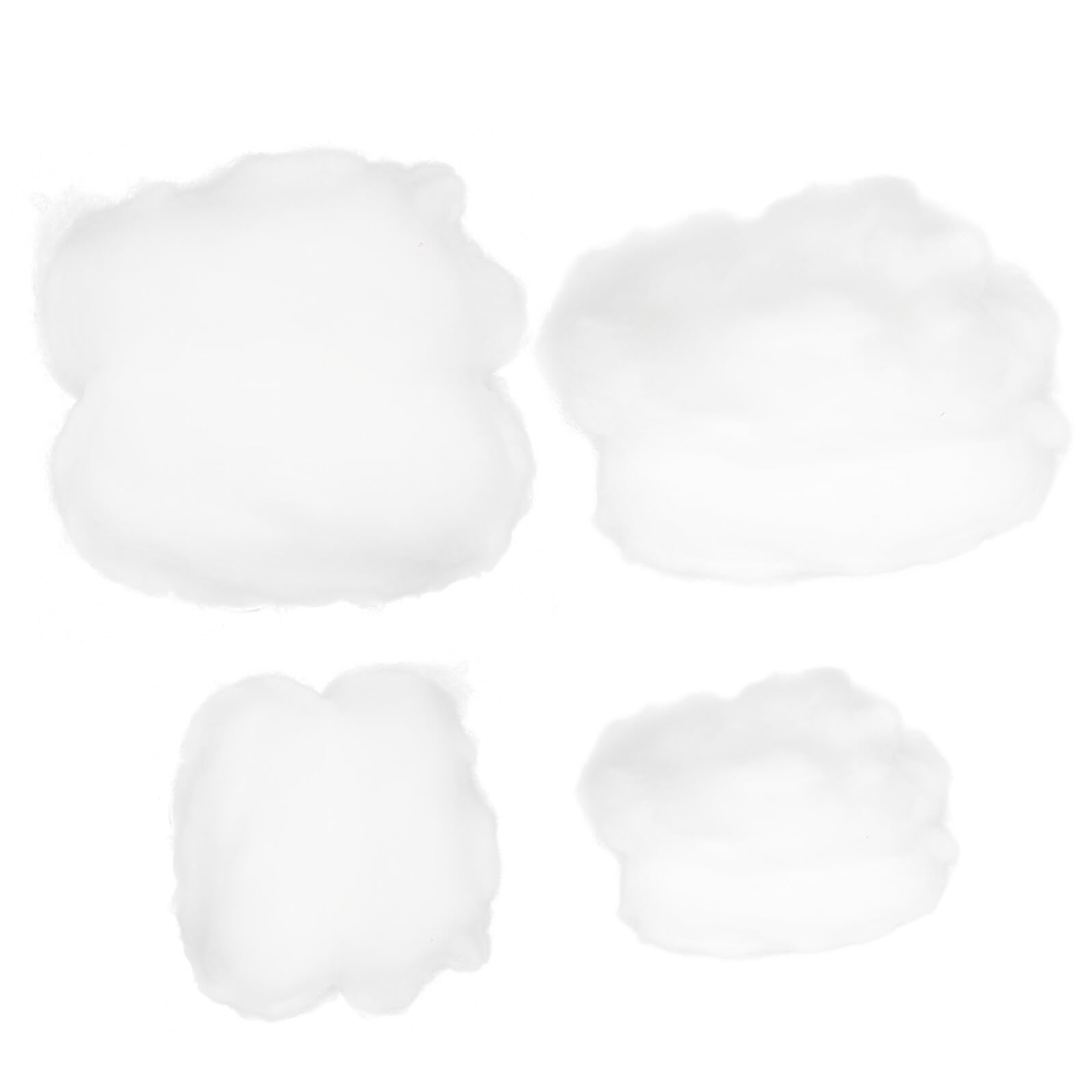 Nuages blancs pour fêtes festives et décoration de chambre suspendue compacte