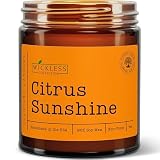 Wickless Citrus Scented Candles for Candle Warmer Lamp, Many Scents to Choose, 100% Non-Toxic Soy Wax, Candle Melts for Warming Plate, Handmade in The USA (Citrus Sunshine)