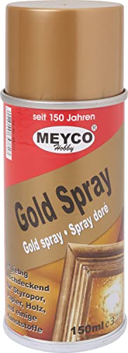 Goldspray Meyco 150 ml – Sprayfarbe in Gold für kreative Projekte