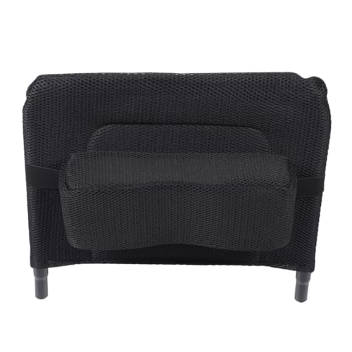 Healeved Stable Wheelchair Back Support Cushion Removable Breathable Backrest for Enhanced for Seniors Disabled Users Thick Design for Optimal Stability
