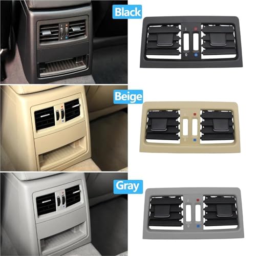Grille de ventilation centrale arrière beige pour BMW Série 3 E90 E91 2005-2012