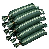 10 Stück Sandsäcke zum Befüllen, geeignet für Hochwasserschutz 25x100cm mit Edelstahl-Verschlussdraht, Tragegriff, Silosandsäcke, Beschwerung-Sack, Silosack, Sandsack mit UV-stabilem HDPE