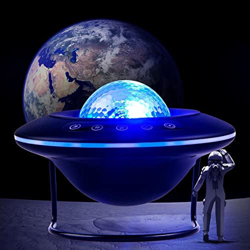 Rtjoy Ufo Galaxy Projector, Led Star Projection Light, Nebula Lamp, Bluetooth Speaker Aurora Sky Projector With Remote Control For Room Decor, Home Theater, Or Bedroom Night Light Mood Ambiance #TOP1