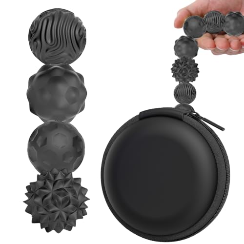 BUSOHA Silicone Magnetic Fidget Balls - 4 Pack Fidget Toys for Adult