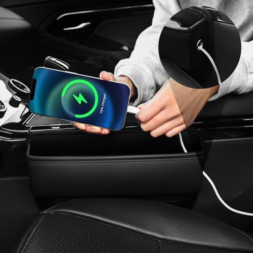 Organizer Per Auto Con Luci LED - 2 Pezzi, Portaoggetti Da Sedile - Foto 7