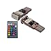 SOCAL-LED LIGHTING 2pcs RC 194 W5W LED Bulbs 5050 6SMD Bright Wedge Interior/Dome/Map/Door/License Plate Light (T10 RGB)
