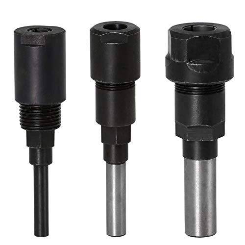 ArtisanShow 1PC 1/4 Inch 8mm 1/2 Inch Shank Collet Extension Chuck