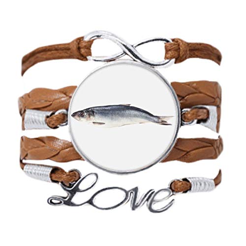 Bracelet love poissons marins en cuir noir, un cadeau symbolique unique
