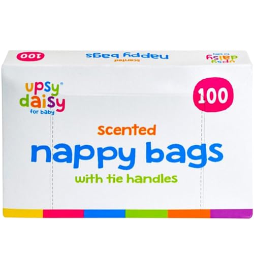 100-1000x Disposable Scented Nappy Bags With Tie Handle Fragranced Baby Diaper Changing Bin UK FREE P&P (1)