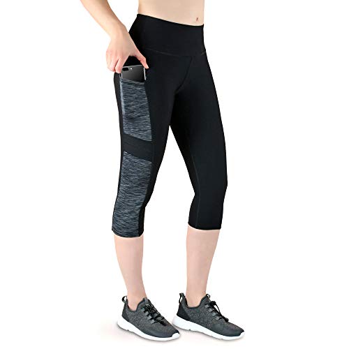 Produktbild VS Sport-Leggin Damen Capri 3/4 mit 3 Seitentaschen