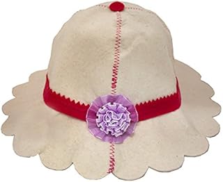Cappello da sauna – Panamotschka Panama – (berretto in feltro, berretto da sauna da donna)