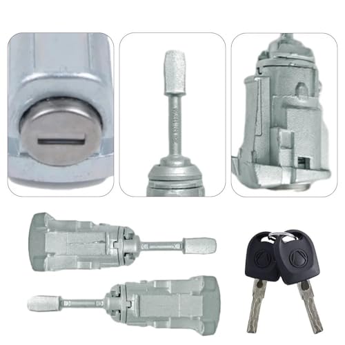 Cilindro de cerradura de puerta delantera duradero y compatible con VW Passat B5 4