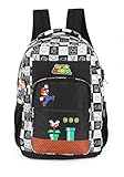 Luxcel, Mochila Escolar Juvenil Personagem Super Mário Original Cor:Preto