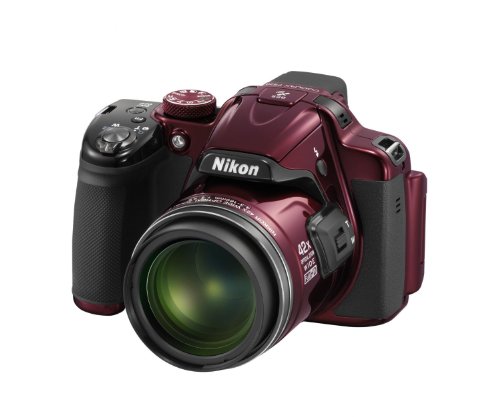 Nikon Coolpix P520 Fotocamera Digitale 18 Megapixel, Zoom Ottico 42x, Display LCD da 8 cm (3.2 Pollici), Stabilizzatore d'Immagine, Colore Rosso