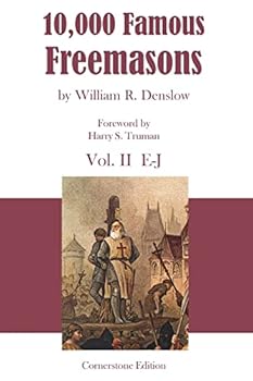 Paperback 10,000 Famous Freemasons: Vol. II Book
