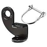 Tamaño: el tamaño del remolque de bicicleta es de aproximadamente 57 x 58 mm, negro.