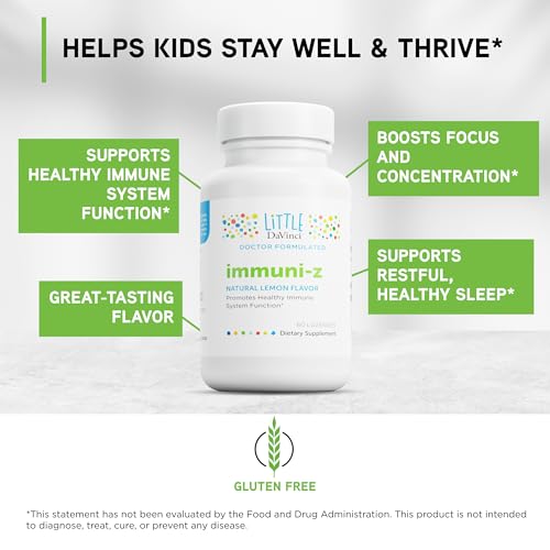 Little DaVinci Immuni-z, Lemon Flavor, 60 Lozenges - image 3